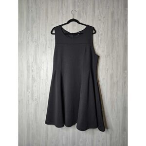 Torrid Black Fit & Flare Sleeveless Dress Women’s Plus Size 22 | Skater Y2K